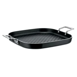Alessi Grill Pots&Pans Metall/ 29 X 29 Cm - Fur Alle Herdarten Geeignet, Einschlieslich Induktion - Schwarz - Stahl Flash Sale