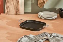 Alessi Grill Pots&Pans Metall/ 29 X 29 Cm - Fur Alle Herdarten Geeignet, Einschlieslich Induktion - Schwarz - Stahl Flash Sale