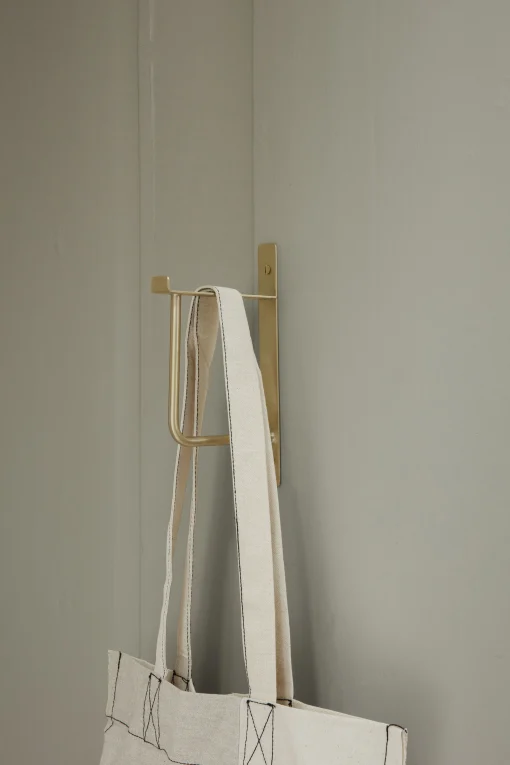Ferm Living Handtuchhalter Hang Rack Gold Metall / Metall - H 19 Cm - Messing Cheap