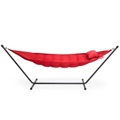 Fatboy Hangematte Mit Gestell Headdemock Superbe Textil Rot / Olefine-Stoff Rot & Gestell Schwarz - Mit Kissen - Rot - Schwarz Sale