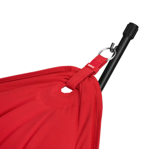 Fatboy Hangematte Mit Gestell Headdemock Superbe Textil Rot / Olefine-Stoff Rot & Gestell Schwarz - Mit Kissen - Rot - Schwarz Sale