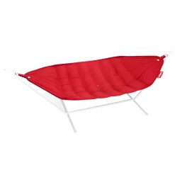 Fatboy Hangematte Mit Gestell Headdemock Superbe Textil Rot / Olefine-Stoff Rot & Gestell Grau - Hellgrau - Rot Outlet