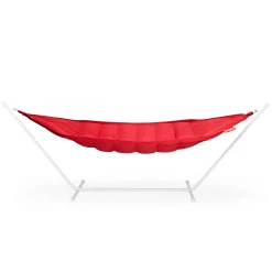 Fatboy Hangematte Mit Gestell Headdemock Superbe Textil Rot / Olefine-Stoff Rot & Gestell Grau - Hellgrau - Rot Outlet
