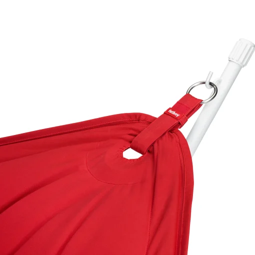 Fatboy Hangematte Mit Gestell Headdemock Superbe Textil Rot / Olefine-Stoff Rot & Gestell Grau - Hellgrau - Rot Outlet