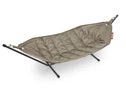 Fatboy Hangematte Mit Gestell Headdemock Metall Textil Braun Grau - Taupe Flash Sale