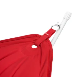 Fatboy Hangematte Mit Gestell Headdemock Superbe Textil Rot / Olefine-Stoff Rot & Gestell Grau - Mit Kissen - Hellgrau - Rot Best Sale