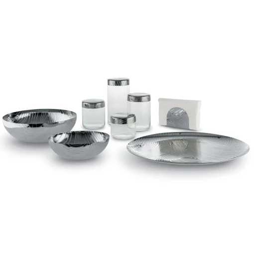Alessi Hermetisch Verschliesbares Glas Veneer Metall Glas Transparent / 100 Cl - Stahl - Transparent Flash Sale