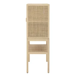 Bloomingville Highboard Sanna Faser Holz/ L 90 X H 120 Cm - Rattan-Rohrgeflecht - Natur Flash Sale
