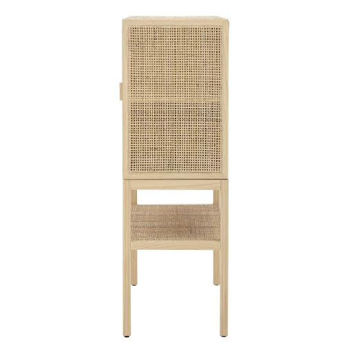 Bloomingville Highboard Sanna Faser Holz/ L 90 X H 120 Cm - Rattan-Rohrgeflecht - Natur Flash Sale