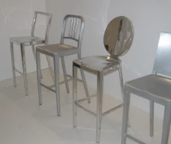 Emeco Hochstuhl Kong Metall - Aluminium Poliert Flash Sale