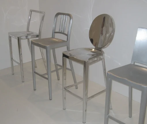 Emeco Hochstuhl Navy Outdoor Metall - Aluminium Geburstet Best Sale