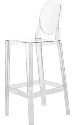 Kartell Hochstuhl One More Plastikmaterial Transparent H 75 Cm - Kristall Sale