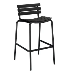 Houe Hochstuhl Reclips Plastikmaterial/ H 76 Cm - Recycling-Kunststoff - Schwarz Store