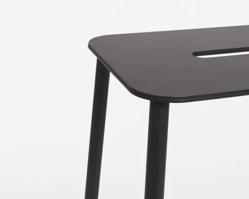 Frama Hocker Adam Outdoor Metall/ H 50 Cm - Schwarz Outlet