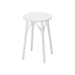 Kartell Hocker A.I. Light Plastikmaterial/ H 45 Cm - Von Kunstlicher Intelligenz Entworfen / Recycelt - Weis Store
