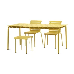 valerie objects Hocker Aligned Metall/ By Maarten Baas - Aluminium - Gelb Discount