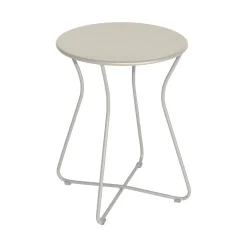 Fermob Hocker Cocotte Metall Grau / Beistelltisch - H 45 Cm / Metall - Tongrau Best Sale