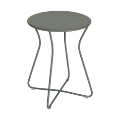 Fermob Hocker Cocotte Metall Grun / Beistelltisch - H 45 Cm / Metall - Rosmarin Cheap