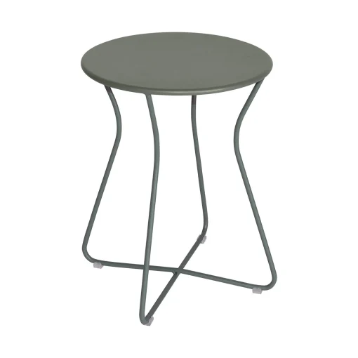 Fermob Hocker Cocotte Metall Grun / Beistelltisch - H 45 Cm / Metall - Rosmarin Cheap