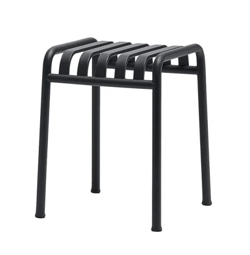 Hay Hocker Palissade Metall Grau Schwarz / H 45 Cm - R & E Bouroullec - Anthrazit Fashion