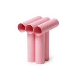 Axel Chay Hocker Septem Metall/ Aluminiumrohre - Rosa Best