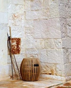 Unopiu Hocker Swing Holz Natur / - Teak Online