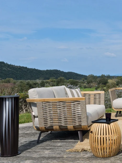 Unopiu Hocker Swing Holz Natur / - Teak Online