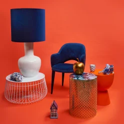 Pols Potten Hocker Tam Tam Plastikmaterial/ Kunststoff Lackiert - Orange Cheap