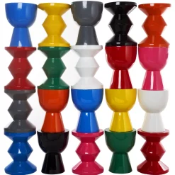 Pols Potten Hocker Tam Tam Plastikmaterial/ Kunststoff Lackiert - Orange Cheap
