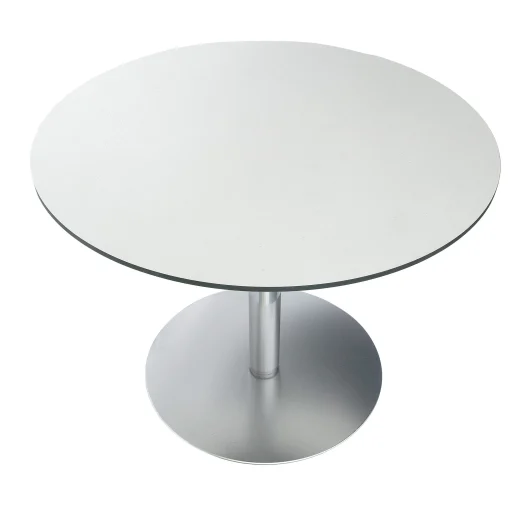 Lapalma Hohenverstellbarer Tisch Brio Metall Holz / O 60 Cm - Weis Flash Sale