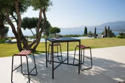 Houe Hoher Tisch Four Metall Schwarz Holz Natur / L 90 Cm X H 111 Cm - Holz Natur - Schwarz Best