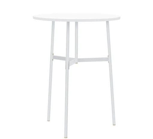 Normann Copenhagen Hoher Tisch Union Metall Plastikmaterial/ O 80 Cm X H 105,5 Cm - Fenix-Laminat - Weis Clearance