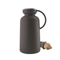 Eva Solo Isolierkrug Silhouette Plastikmaterial Braun / 1 L - Verschluss Aus Eiche - Schokolade Store