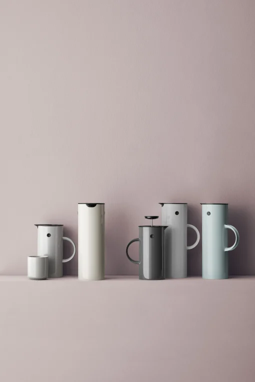 Stelton Iso-Tasse Core Keramik Grau / Steinzeug - 2Er-Set - Hellgrau Flash Sale
