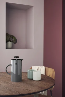 Stelton Iso-Tasse Core Keramik Grau / Steinzeug - 2Er-Set - Hellgrau Flash Sale