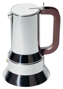 Alessi Italienischer Kaffeebereiter 9090 Metall - Braun Fashion