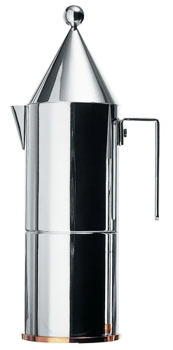 Alessi Italienischer Kaffeebereiter La Conica Metall - Verchromt Shop