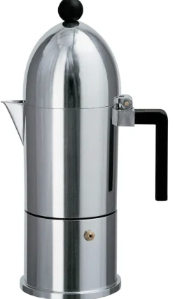 Alessi Italienischer Kaffeebereiter La Cupola Metall 3 Bis 6 Tassen - Metall Glanzend Fashion