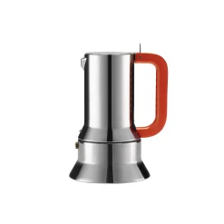 Alessi Italienischer Kaffeebereiter 9090, Poignee Perforee (1978) Metall / 3 Tassen - Induktion / 100 Values Collection - Rot - Stahl Best Sale