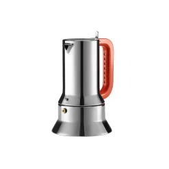 Alessi Italienischer Kaffeebereiter 9090, Poignee Perforee (1978) Metall / 3 Tassen - Induktion / 100 Values Collection - Rot - Stahl Best Sale