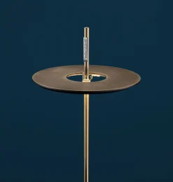 Catellani & Smith Kabellose Stehleuchte Giulietta Be Gold Metall / Led - H 110 Cm - Messing/ Patiniert Discount