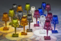 Kartell Kabellose, Wiederaufladbare Außenlampe Battery Led Plastikmaterial Transparent / Kabellos - Wiederaufladbar - Kristall Best