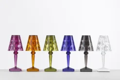 Kartell Kabellose, Wiederaufladbare Außenlampe Battery Led Plastikmaterial Transparent / Kabellos - Wiederaufladbar - Kristall Best