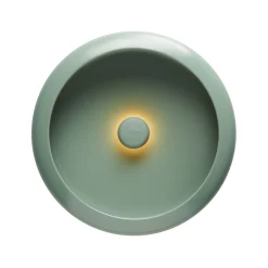 Fatboy Kabellose, Wiederaufladbare Außenlampe Oloha Large Metall Grun Metall Grun / Wandleuchte Fur Den Außenbereich - O 37,5 Cm - Salbeigrun Shop