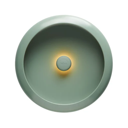 Fatboy Kabellose, Wiederaufladbare Außenlampe Oloha Large Metall Grun Metall Grun / Wandleuchte Fur Den Außenbereich - O 37,5 Cm - Salbeigrun Shop