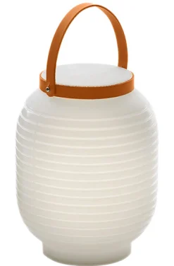 Serralunga Kabellose, Wiederaufladbare Außenlampe Honey Plastikmaterial Weis / Wiederaufladbar - Beige - Weis Best Sale
