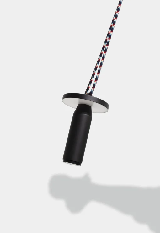 Petite Friture Kabellose, Wiederaufladbare Außenlampe Quasar Led Metall/ Aluminium - H 26 Cm - Schwarz Cheap