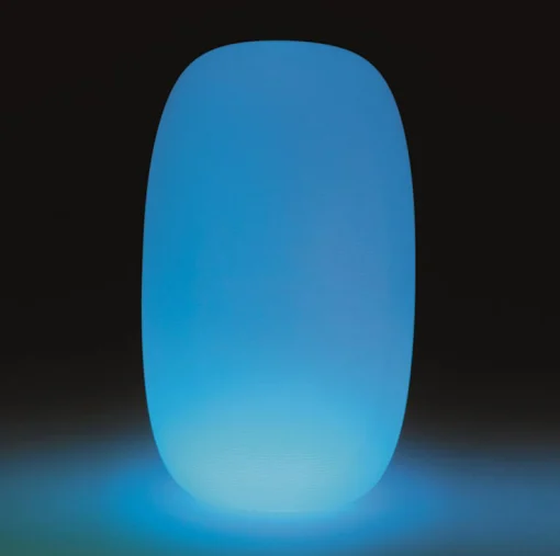 MyYour Kabellose, Wiederaufladbare Außenlampe Pandora Large Plastikmaterial Rgb-Led / O 40 Cm X H 70 Cm - Kabellos - Weis Online