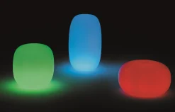 MyYour Kabellose, Wiederaufladbare Außenlampe Pandora Large Plastikmaterial Rgb-Led / O 40 Cm X H 70 Cm - Kabellos - Weis Online