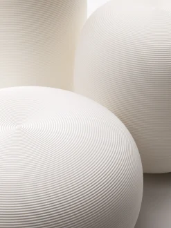 MyYour Kabellose, Wiederaufladbare Außenlampe Pandora Large Plastikmaterial Rgb-Led / O 40 Cm X H 70 Cm - Kabellos - Weis Online